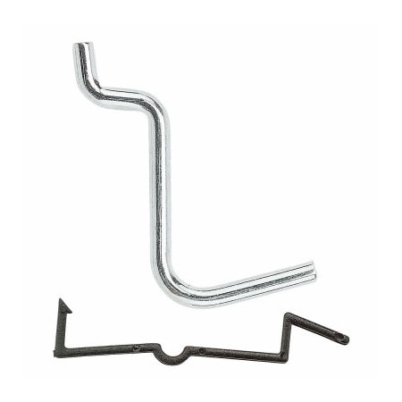 National Hardware 8PK 1Galv STL ANG Hook N180-004